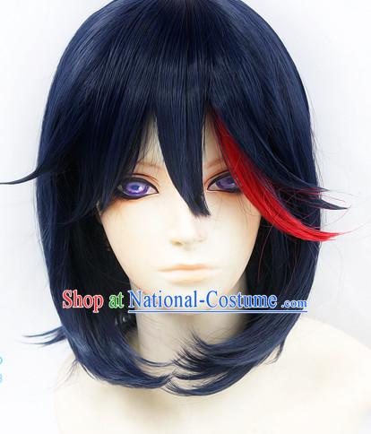 Ancient Asian Korean Japanese Chinese Style Swordsman Wigs Toupee Wig  Hair Wig Hair Extensions Sisters Weave Cosplay Wigs Lace for Men