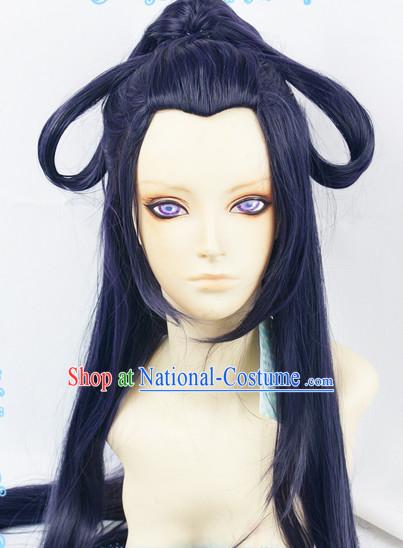 Ancient Asian Korean Japanese Chinese Style Fairy Wigs Toupee Wig  Hair Wig Hair Extensions Sisters Weave Cosplay Wigs Lace for Women