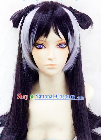 Ancient Asian Korean Japanese Chinese Style Fairy Wigs Toupee Wig  Hair Wig Hair Extensions Sisters Weave Cosplay Wigs Lace for Women