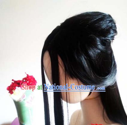 Ancient Chinese Princess Wigs Toupee Wigs Human Hair Wigs Hair Extensions Sisters Weave Cosplay Wigs Lace Hair Pieces and Accessories for Women