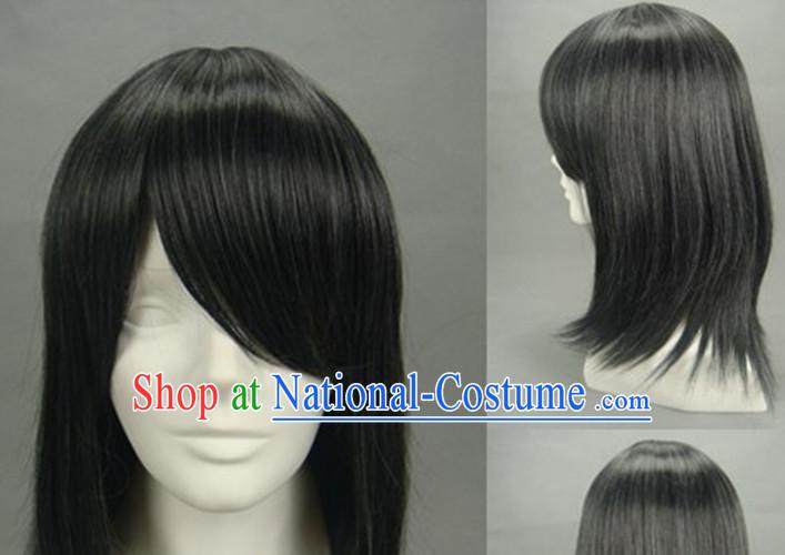 Ancient Chinese Style Full Wigs Hair Extensions Wigs Wig Brazilian Hair Toupee Lace Front Wigs Human Hair Wigs Remy Hair Sisters for Kids Men Women Cheap Hair Pieces Weave Hair