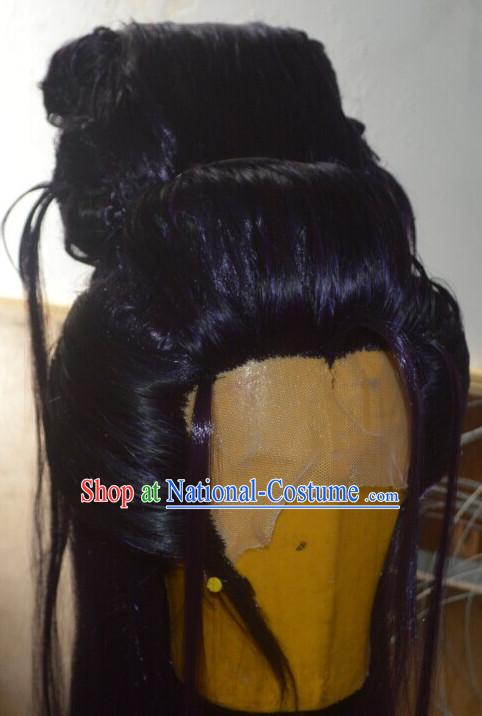 Ancient Chinese Long Wigs Wigs Afro Wigs Hair Extensions Cheap Chinese Wigs Toupee Women Men Way Hair Full Lace Brazilian Front Wig Weave online