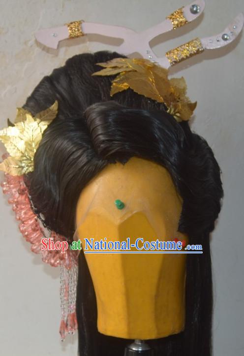 Ancient Chinese Empress Queen Princess Long Wigs Wigs Afro Wigs Hair Extensions Cheap Chinese Wigs Toupee Women Men Way Hair Full Lace Brazilian Front Wig Weave online