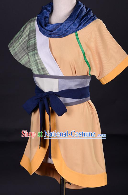 Chinese Ancient Knight Costume Garment Dress Costumes Dress Adults Cosplay Japanese Korean Asian King Clothing for Men