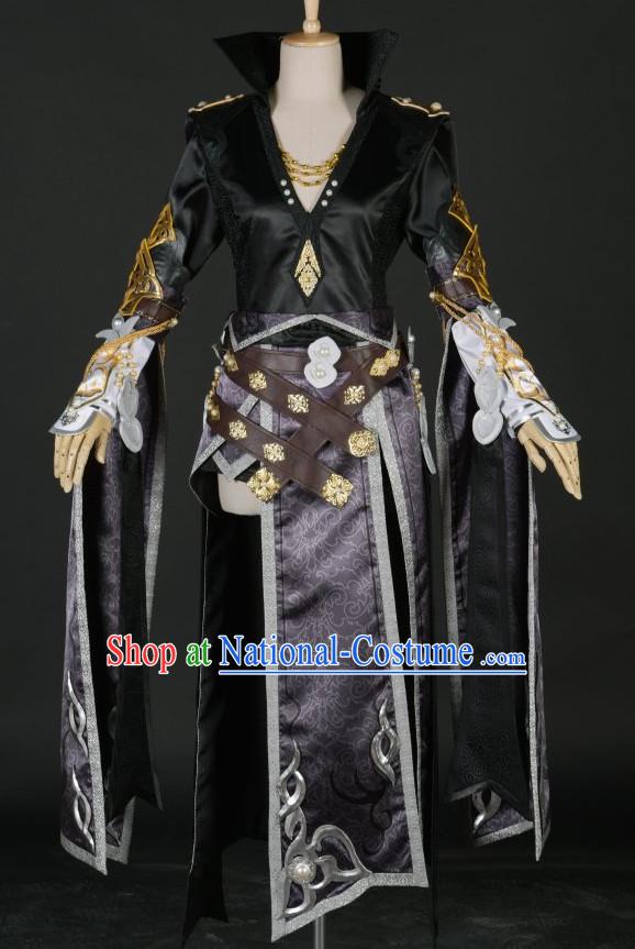 Chinese Kun Fu Master Costume Garment Dress Costumes Dress Adults Cosplay Japanese Korean Asian King Clothing for Men