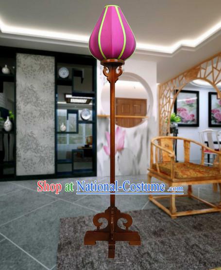 Handmade Traditional Silk Flower Floor Lantern