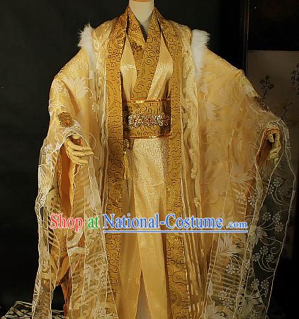 Chinese Ancient Imperial Emperor Costumes Japanese Korean Asian King Costume Wholesale Clothing Garment Dress Adults Cosplay for Men