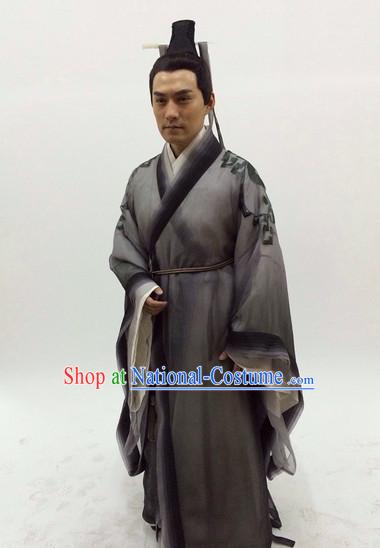 Chinese Traditional Swordsman Clothes Complete Set