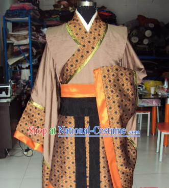 High Shoulder China Ancient Officer Costumes