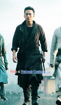 Ancient Chinese Swordman Dress Complete Set for Men