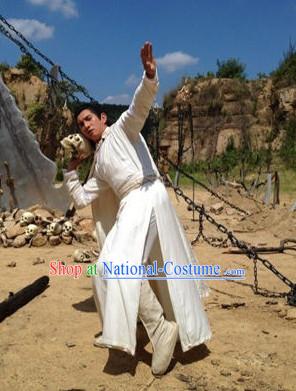 Traditional Kung Fu Master Dresses Complete Set for Men