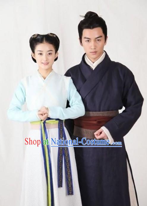 China Swordsman and Swordswoman Clothes Complete Set