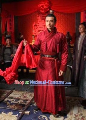 Ancient Chinese Wedding Bridegroom Dresses Movie Costumes for Men