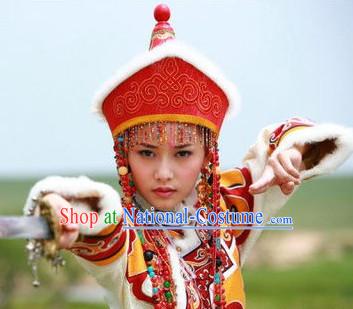 Chinese Mongolian Princess Hat