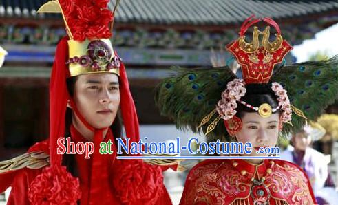 Chinese Classic Wedding Hats for Men and Women