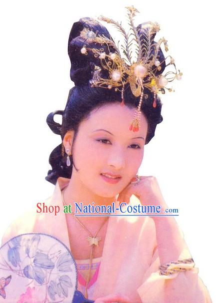 Chinese Classic Wang Xifeng Dream of Red Chamber Phoenix Coronet Film Accessories