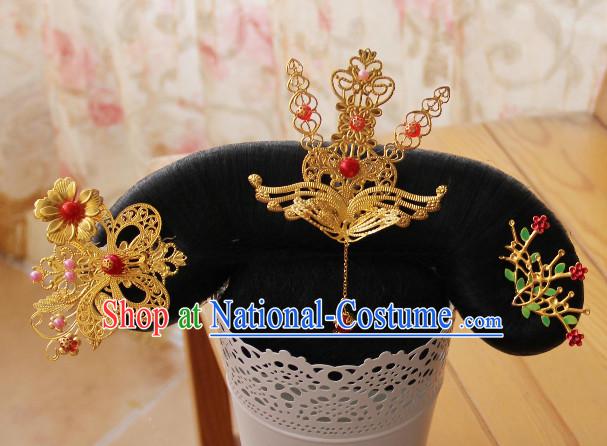 Chinese Traditional Manchu Princess Hair Jewelry