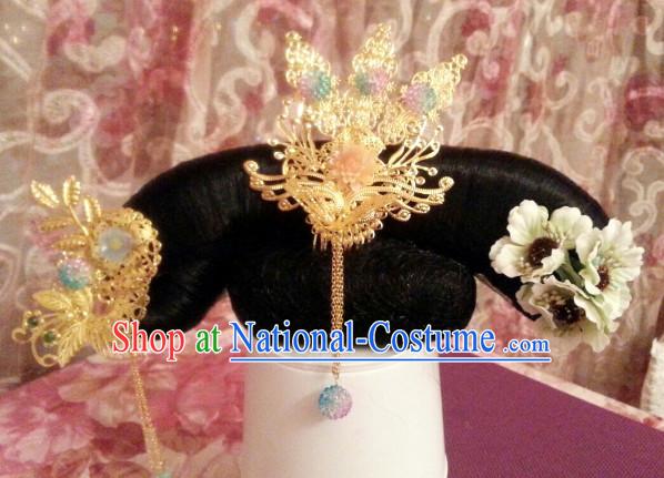 Chinese Traditional Qing Princess Headwear for Children