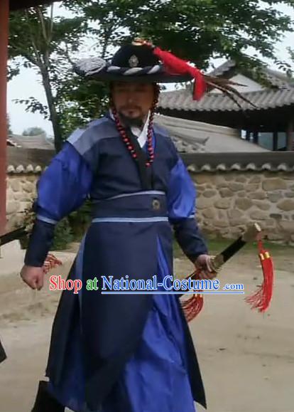 Traditional Korean Bodyguard Film Costumes for Men