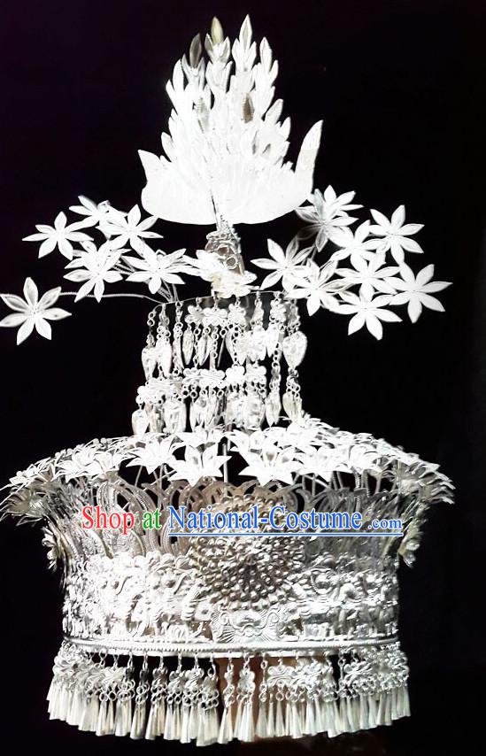 Traditional Silver Miao Hat