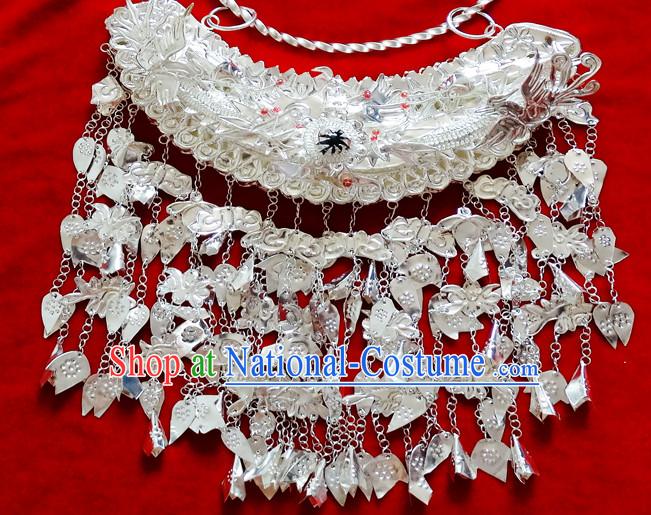 Traditional Silver Miao Tribe Necklace