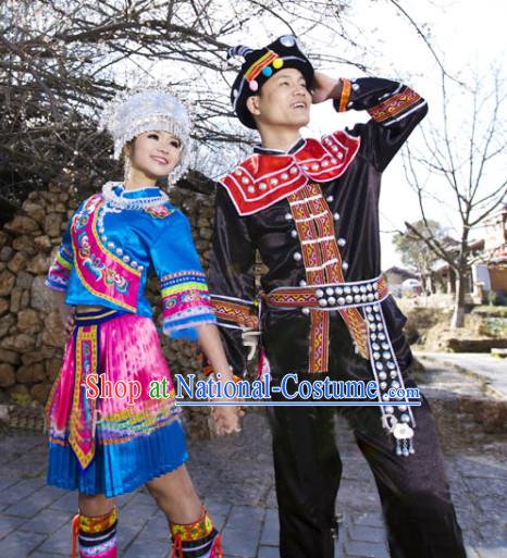 Chinese Miao Couple Dresses