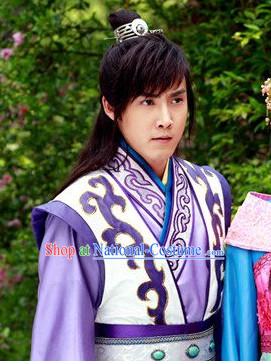 China Tang Prince Costumes and Coronet Complete Set for Men