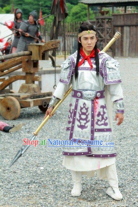 Chinese Tang Dynasty Superhero Armor Costumes for Men