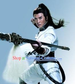 Asian Freedom Fighter White Costumes for Men