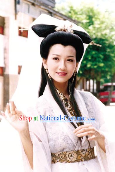 Chinese Ancient Fairy Headwear and Hair Wigs