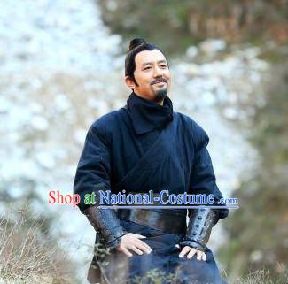 Chinese Black Swordsman TV Play Costumes