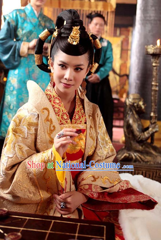 Chinese TV Drama Empress Costumes and Hair Accessories