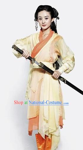 China Traditional Swordswomen Costumes