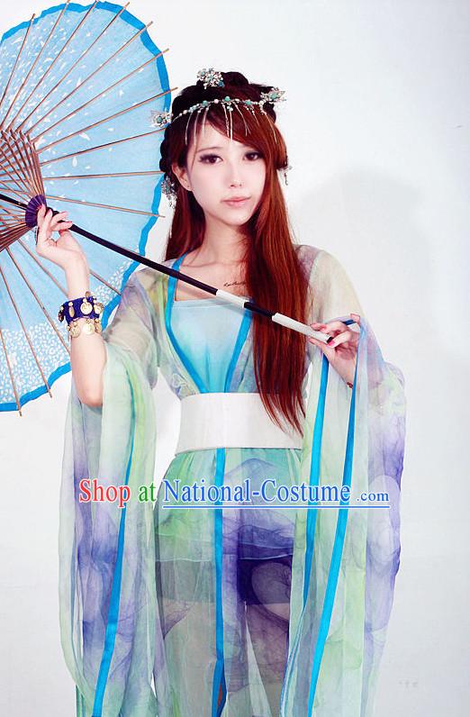 China Ancient Traditional Umbrella Costumes