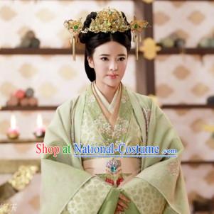 Traditional Empress Clothing and Hair Decorations Complete Set