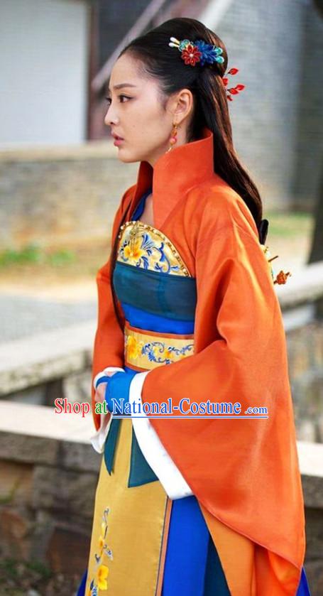 Chinese Classic Princess Costume and Headwear