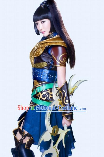 Traditional Warrior Armor Cosplay Costumes for Women