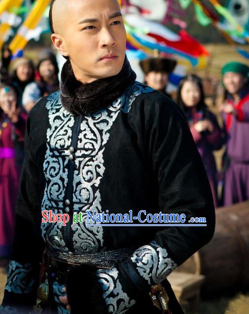 Qing Dynasty Long Jacket for Men