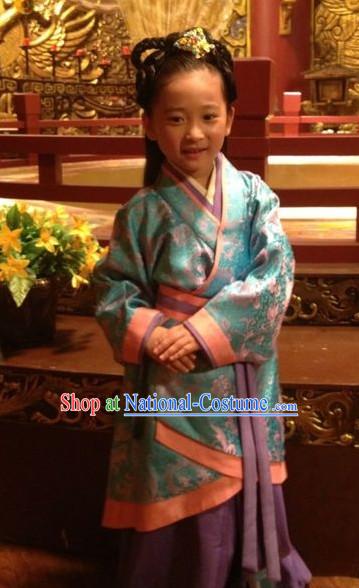 Chinese Traditional Hanfu Dress for Girls