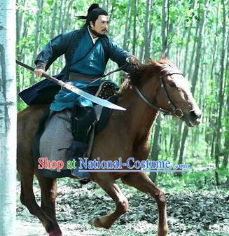 China Civilian Horsemen Costumes Complete Set for Men