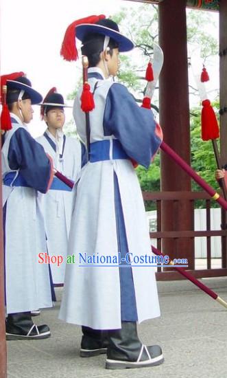 Korean Traditional Guard Dress and Hat for Men