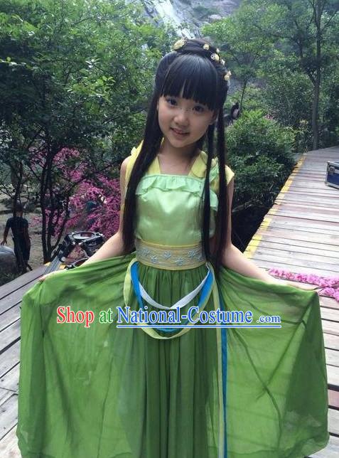 Chinese Lengend of the Ancient Sword TV Play Fairy Costumes for Kids