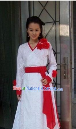 Chinese Swordwoman Costume and Hat