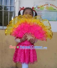 Chinese Professional Stage Performance Hand Fans for Kids