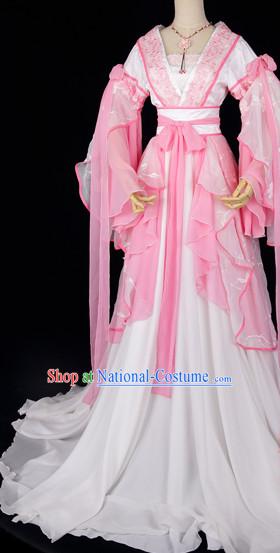 Chinese Pink Princess Clothing for Girls