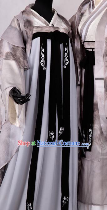 Chinese Classical Hanfu Dresses Complete Set