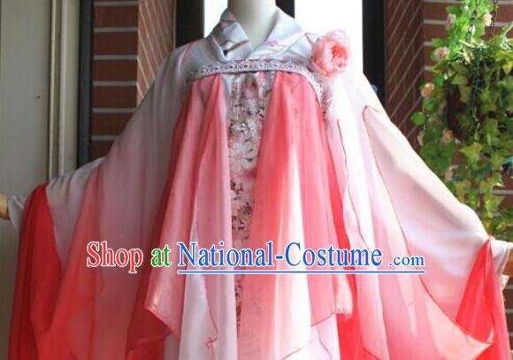 Chinese Classical Wide Sleeves Dance Costumes