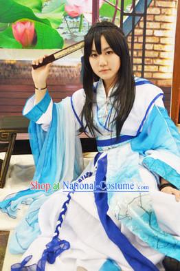 Blue Chinese Classical Cosplay Costumes