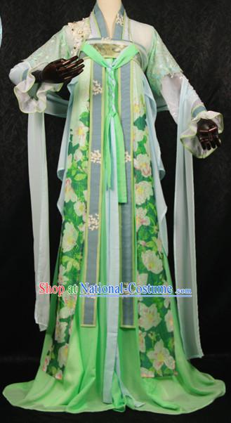 Beautiful Chinese Women Green Fairy Costumes