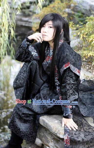 Asian Fashion Black Kung Fu Master Uniform